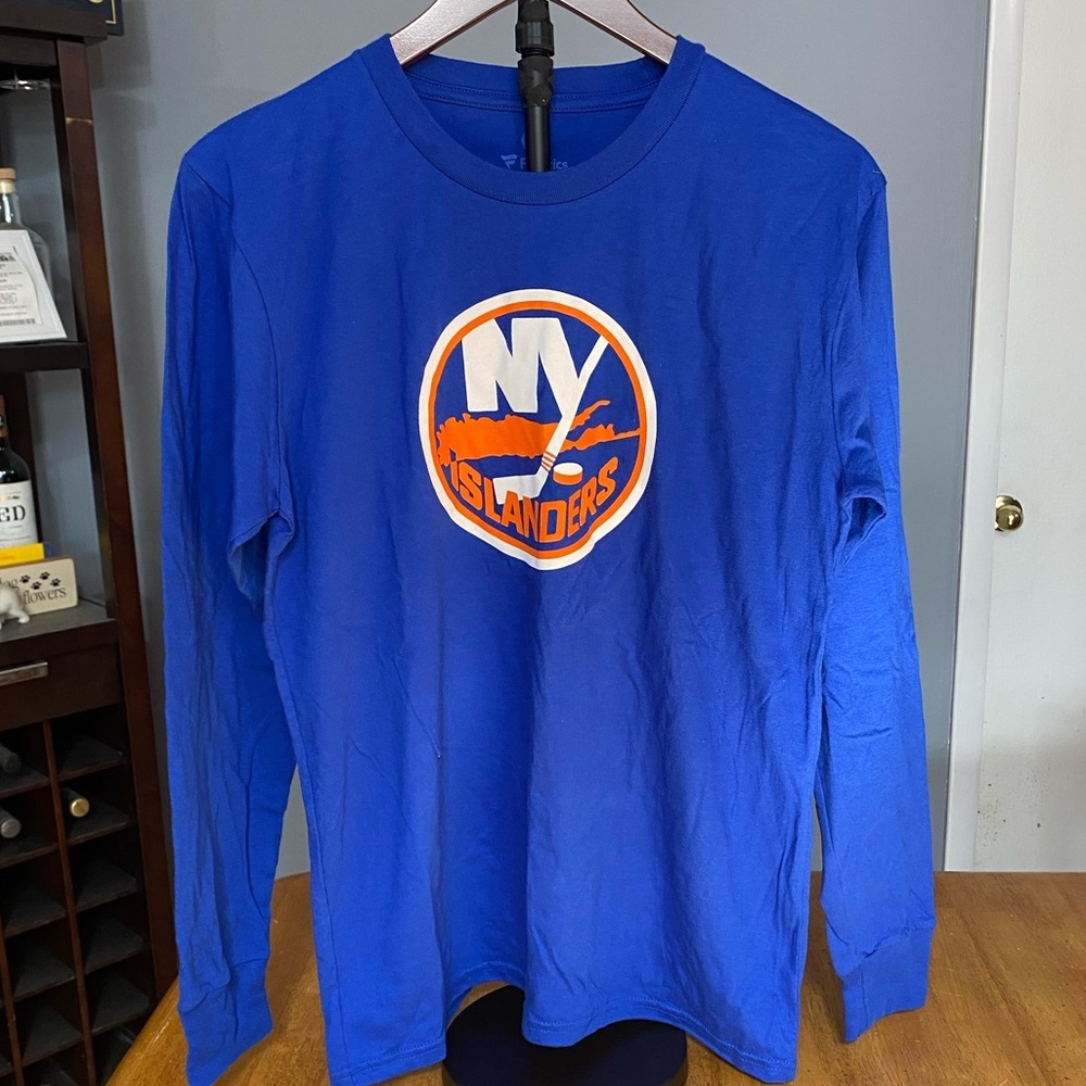 Fanatics Blue NY Islanders Long Sleeve Shirt